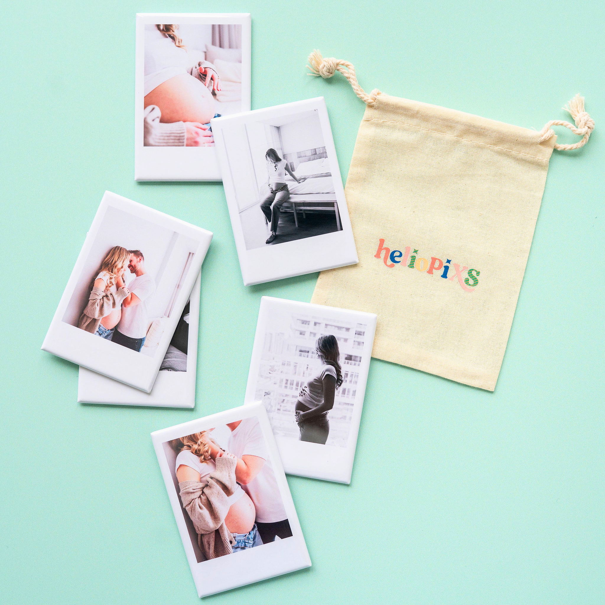 Maternity & Newborn Polaroid Photo Magnets