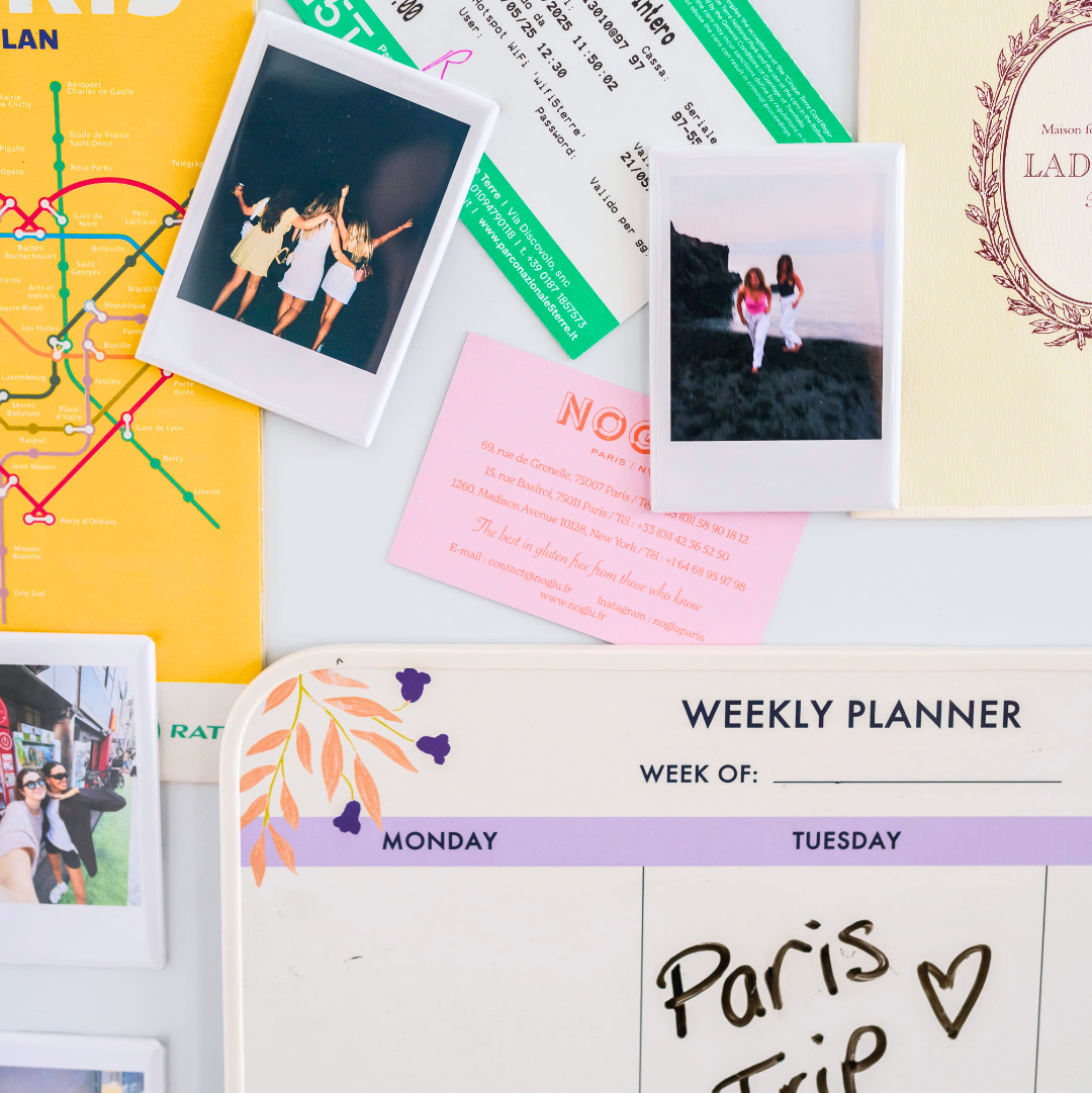 Custom Travel Souvenir Polaroid Photo Magnets