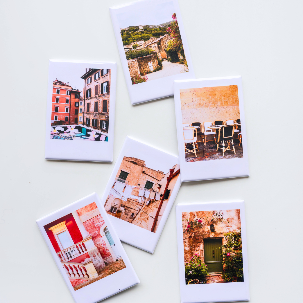 Custom Travel Souvenir Polaroid Photo Magnets