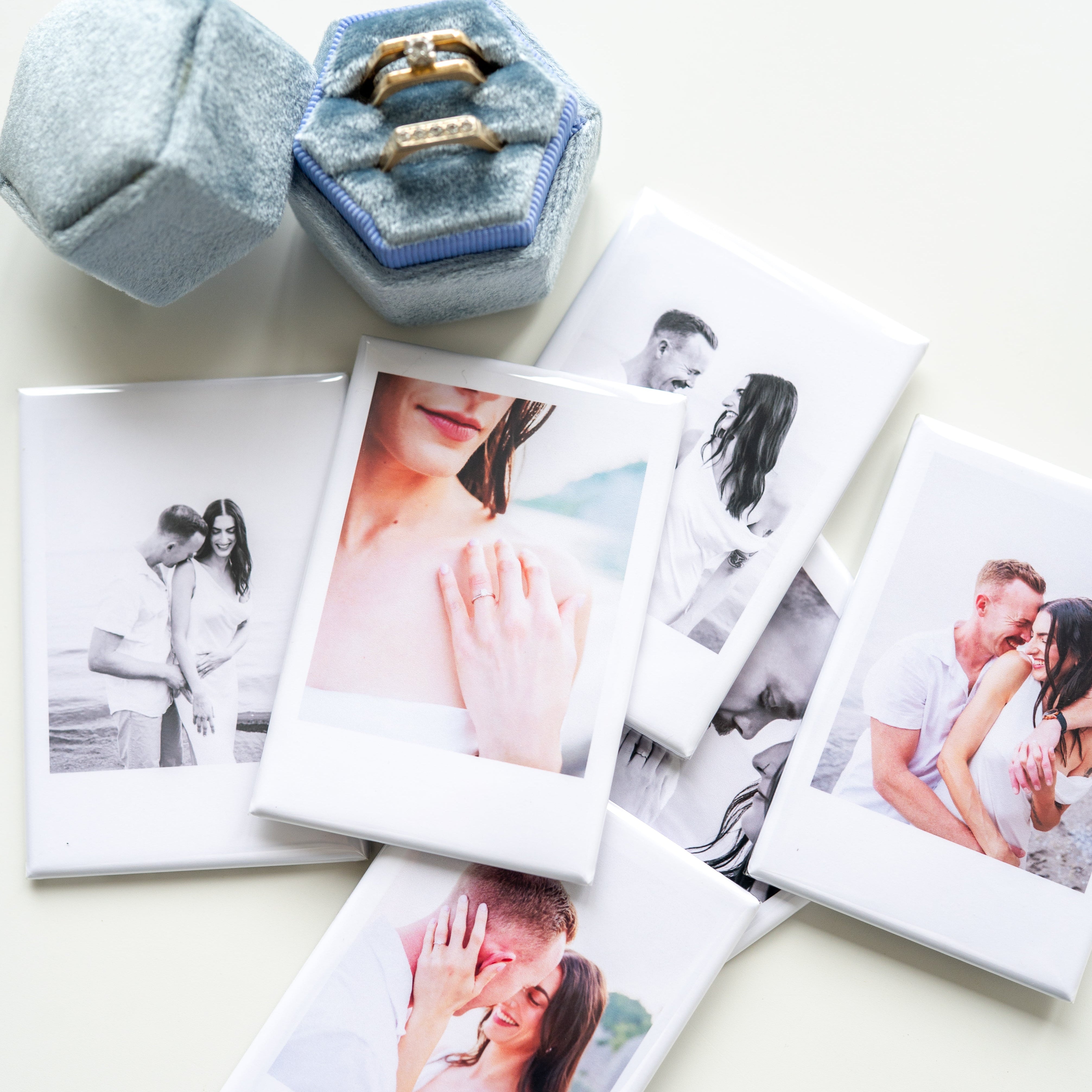 Wedding & Engagement Polaroid Photo Magnets
