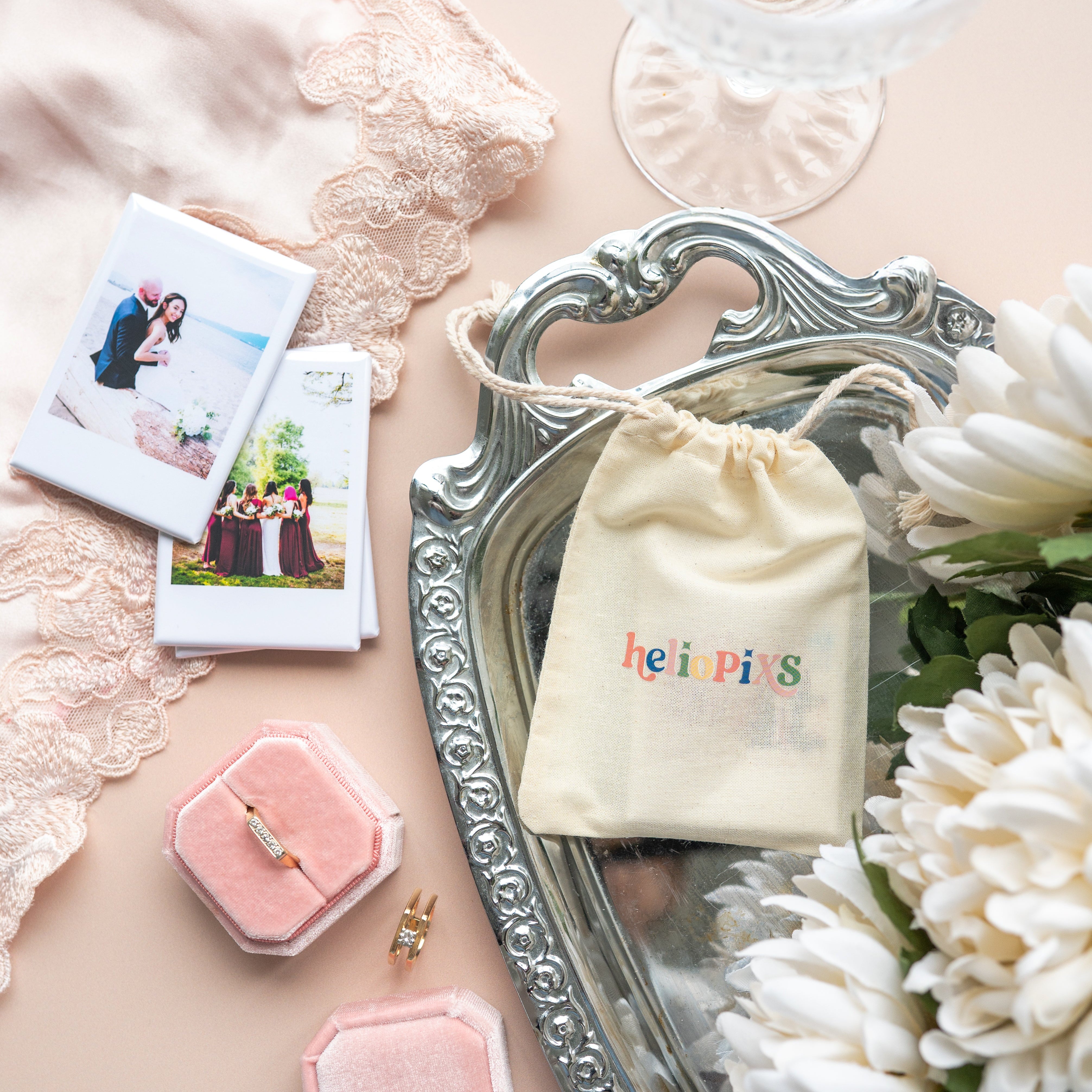 Wedding & Engagement Polaroid Photo Magnets