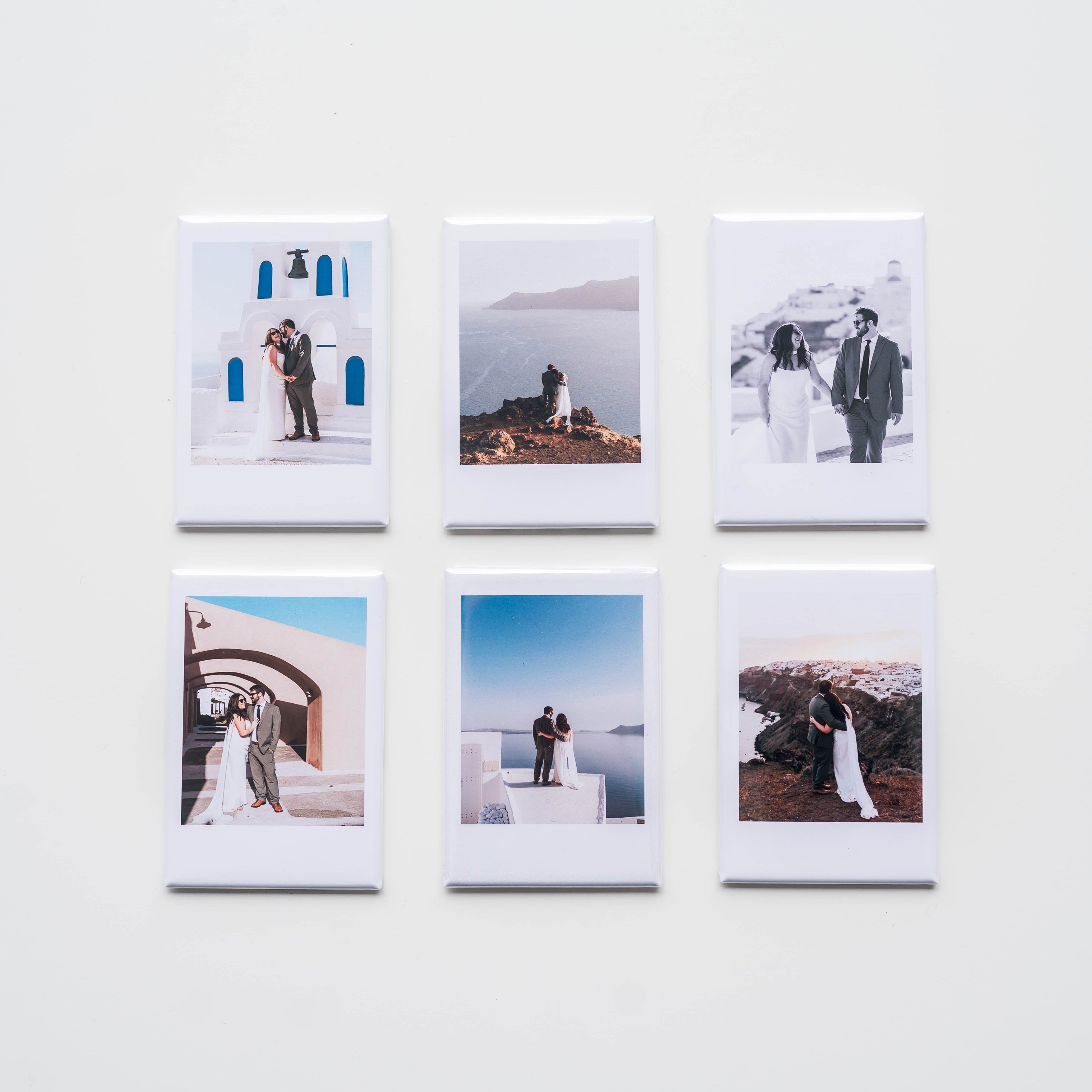 Wedding & Engagement Polaroid Photo Magnets