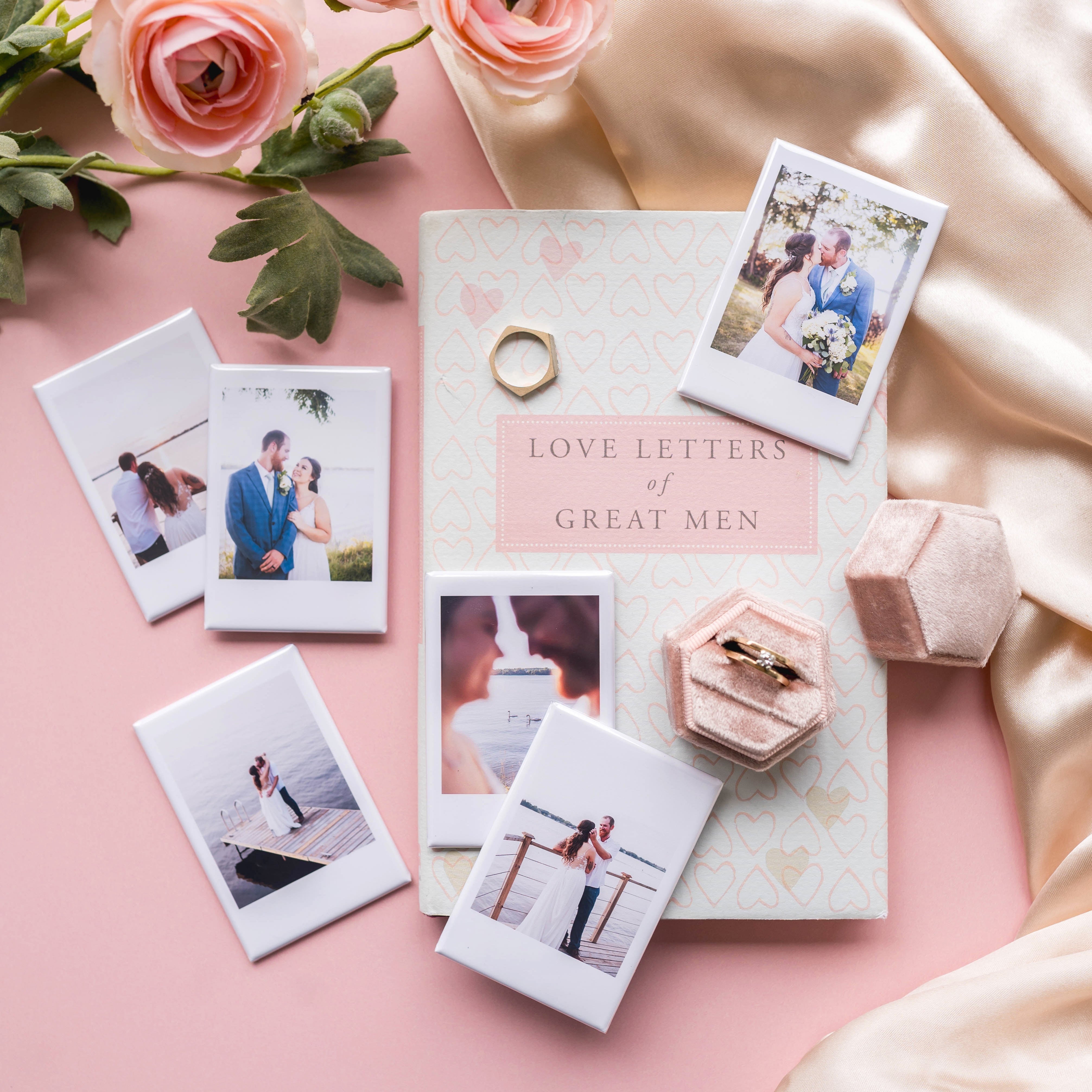 Wedding & Engagement Polaroid Photo Magnets
